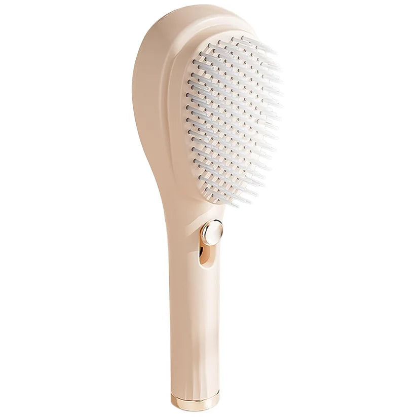 Self-Cleaning Detangling Hairbrush – Anti-Static & Scalp Massage