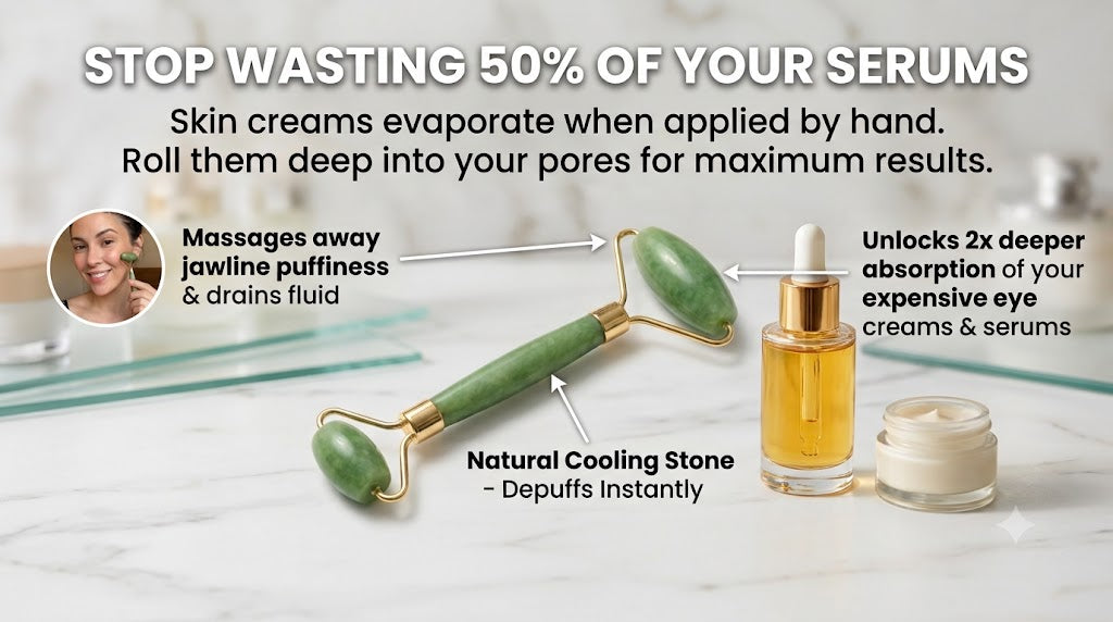 Face Massage Roller – Dual-Ended for Radiant Skin